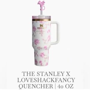 40oz Ribbon Rosa AUTHENTIC Stanley x Loveshackfancy Collab  Limited Edition✨
